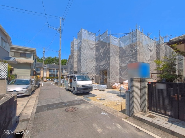 愛知県名古屋市名東区平和が丘２丁目の新築戸建てシート写真 2026年4月27日撮影