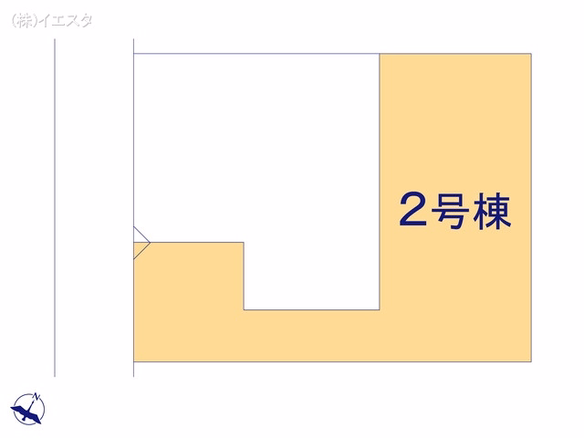 愛知県名古屋市名東区平和が丘２丁目の新築戸建て全体区画図 ※図面と異なる場合は現況を優先