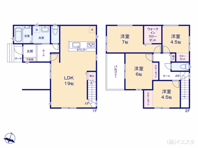 春日井市林島町4丁目（戸建）02 間取図