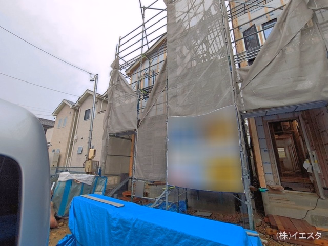 愛知県春日井市林島町4丁目の新築戸建てシート写真 2026年6月25日撮影