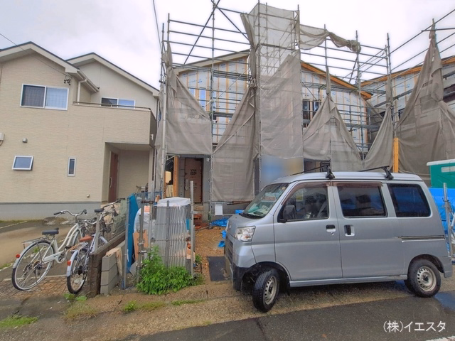 愛知県春日井市林島町4丁目の新築戸建てシート写真 2026年6月25日撮影