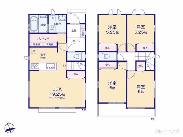 瀬戸市東吉田町（戸建）D 間取図