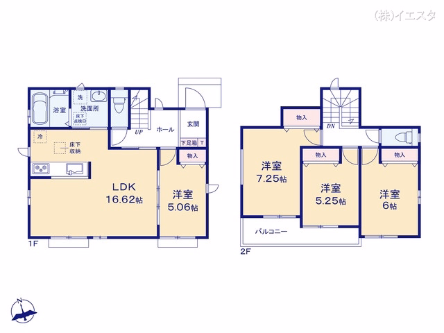 瀬戸市東吉田町（戸建）F 間取図