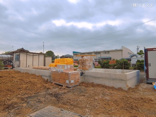 愛知県長久手市岩作北山の新築戸建て基礎写真 2026年6月4日撮影