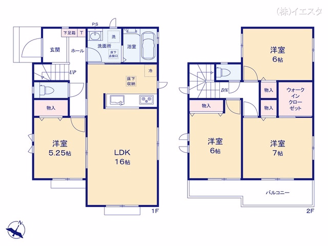 春日井市神屋町（戸建）A 間取図
