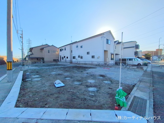 愛知県名古屋市西区清里町の新築戸建て更地・土地写真 2025年2月13日撮影