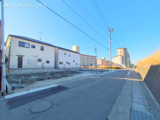 愛知県名古屋市西区清里町の新築戸建て更地・土地写真 2025年2月13日撮影