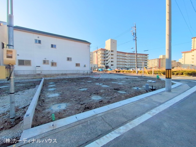 愛知県名古屋市西区清里町の新築戸建て更地・土地写真 2025年2月13日撮影