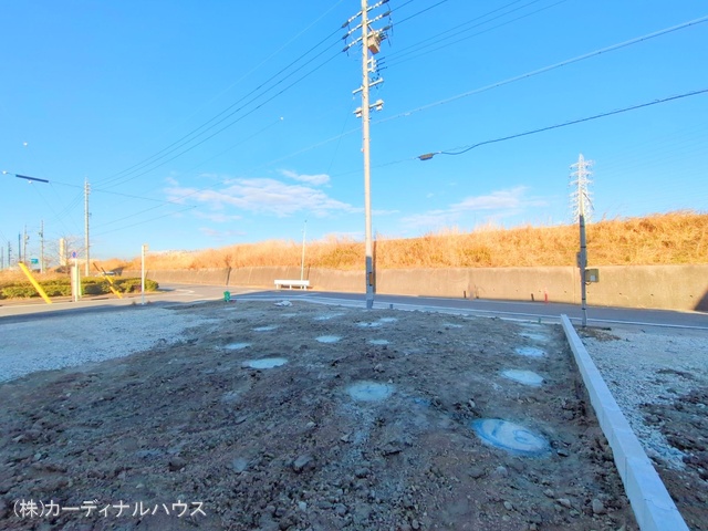 愛知県名古屋市西区清里町の新築戸建て更地・土地写真 2025年2月13日撮影