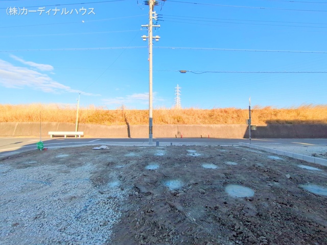 愛知県名古屋市西区清里町の新築戸建て更地・土地写真 2025年2月13日撮影