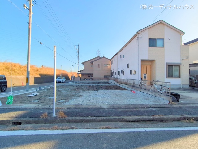 愛知県名古屋市西区清里町の新築戸建て更地・土地写真 2025年2月13日撮影