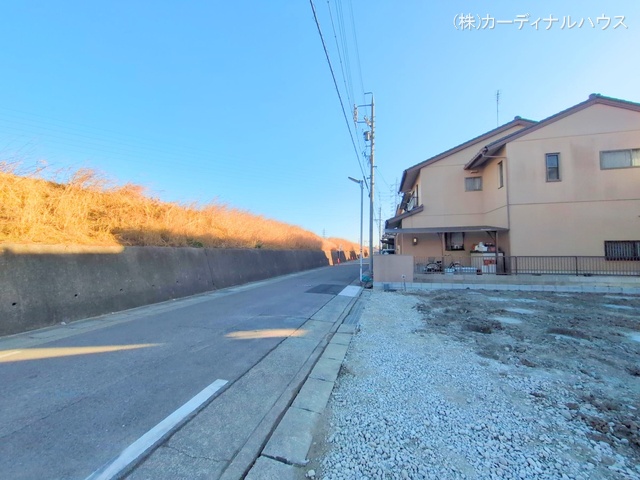 愛知県名古屋市西区清里町の新築戸建て更地・土地写真 2025年2月13日撮影