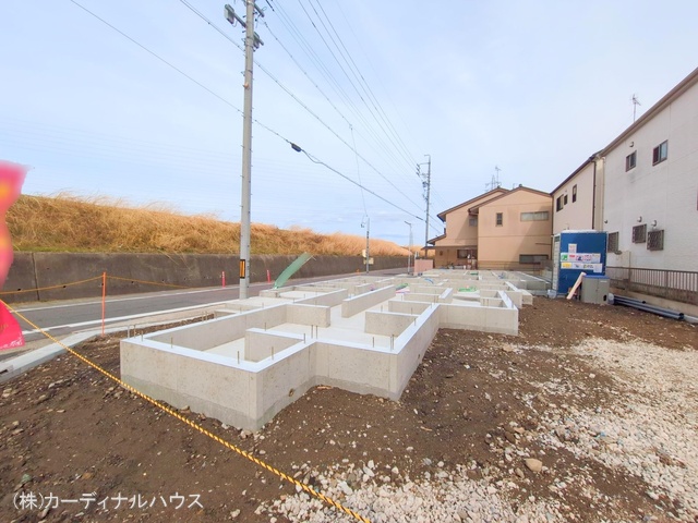 愛知県名古屋市西区清里町の新築戸建て基礎写真 2025年3月5日撮影