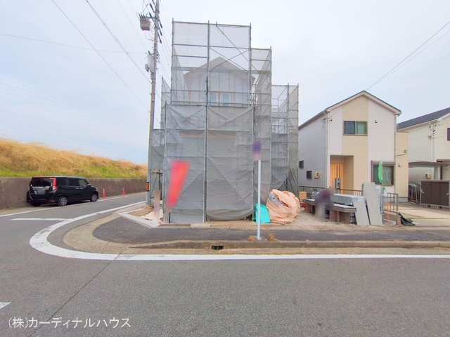 愛知県名古屋市西区清里町の新築戸建てシート写真 2025年3月26日撮影