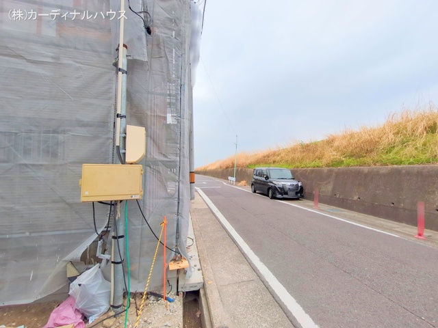 愛知県名古屋市西区清里町の新築戸建てシート写真 2025年3月26日撮影
