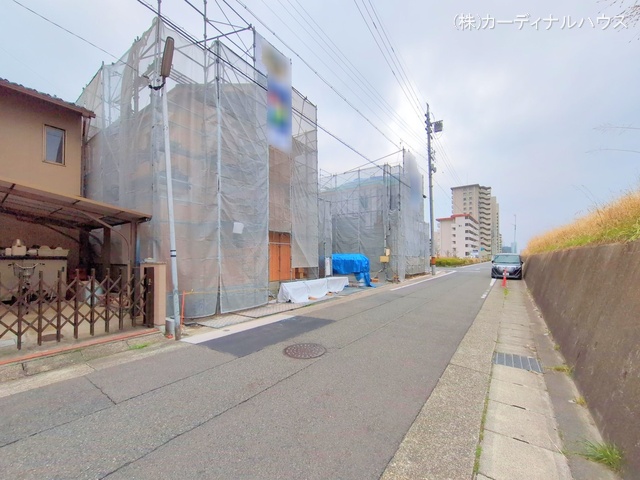 愛知県名古屋市西区清里町の新築戸建てシート写真 2025年3月26日撮影