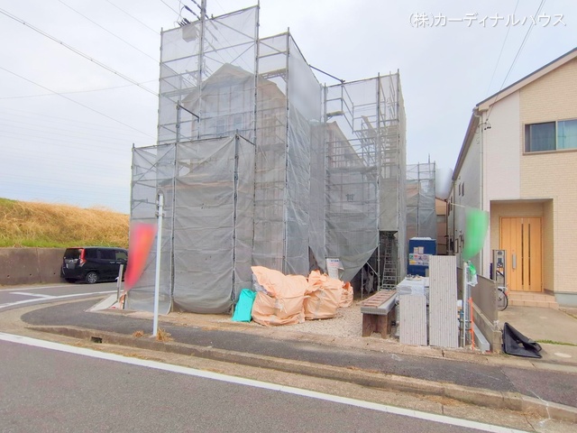 愛知県名古屋市西区清里町の新築戸建てシート写真 2025年3月26日撮影