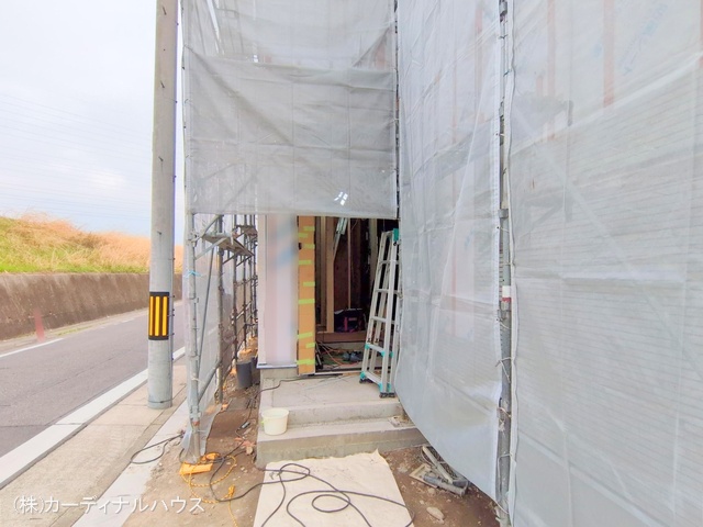 愛知県名古屋市西区清里町の新築戸建てシート写真 2025年3月26日撮影