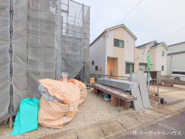 愛知県名古屋市西区清里町の新築戸建てシート写真 2025年3月26日撮影