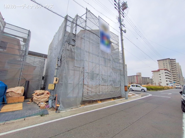 愛知県名古屋市西区清里町の新築戸建てシート写真 2025年3月26日撮影