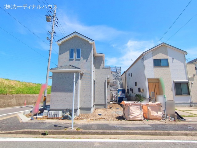 愛知県名古屋市西区清里町の新築戸建て外構写真 2025年4月23日撮影