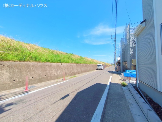 愛知県名古屋市西区清里町の新築戸建て外構写真 2025年4月23日撮影