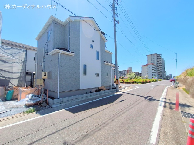 愛知県名古屋市西区清里町の新築戸建て外構写真 2025年4月23日撮影