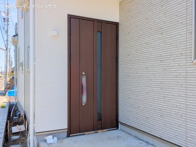 愛知県名古屋市西区清里町の新築戸建て外構写真 2025年4月23日撮影