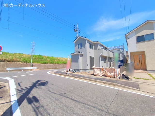 愛知県名古屋市西区清里町の新築戸建て外構写真 2025年4月23日撮影