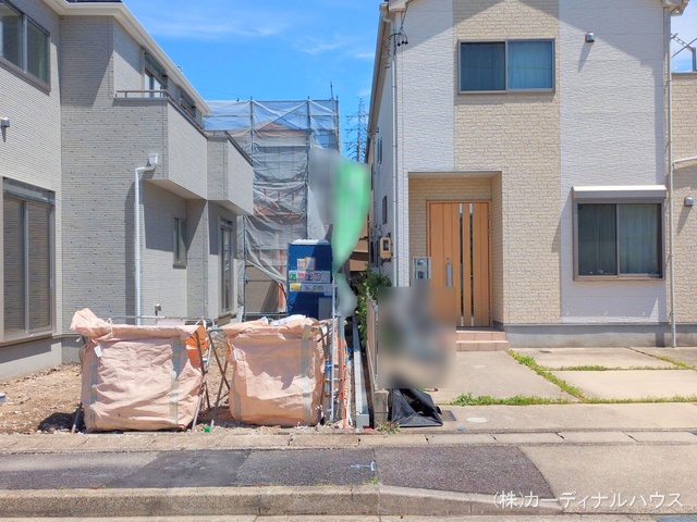 愛知県名古屋市西区清里町の新築戸建て外構写真 2025年4月23日撮影