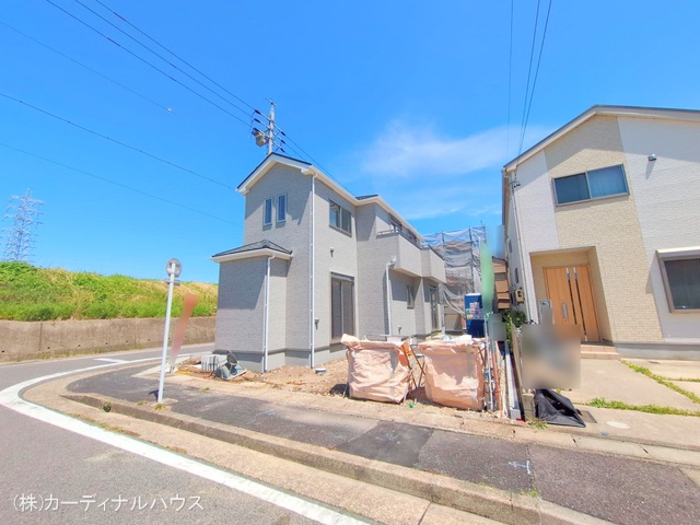 愛知県名古屋市西区清里町の新築戸建て外構写真 2025年4月23日撮影