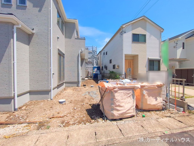 愛知県名古屋市西区清里町の新築戸建て外構写真 2025年4月23日撮影