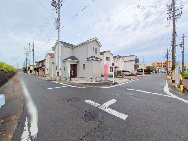 愛知県名古屋市西区清里町の新築戸建て完成写真 2025年6月10日撮影