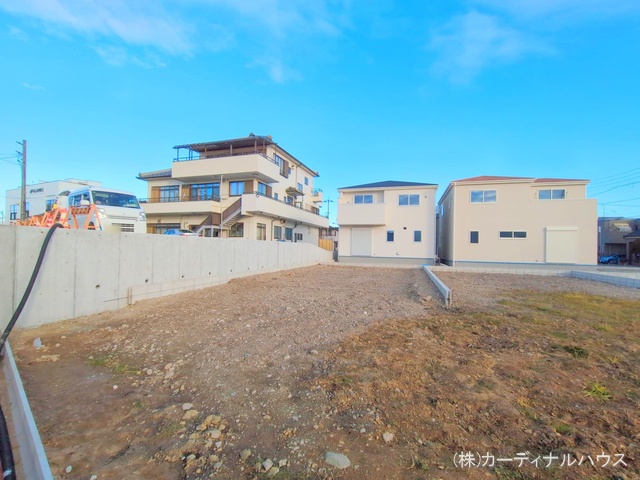 愛知県名古屋市北区楠味鋺5丁目の新築戸建て更地・土地写真 2024年12月22日撮影