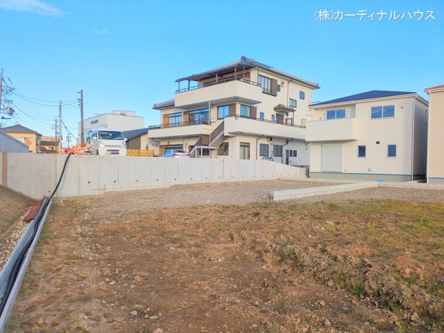 愛知県名古屋市北区楠味鋺5丁目の新築戸建て更地・土地写真 2024年12月22日撮影
