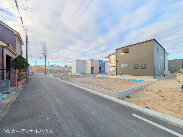 愛知県名古屋市北区楠味鋺5丁目の新築戸建て更地・土地写真 2024年12月22日撮影