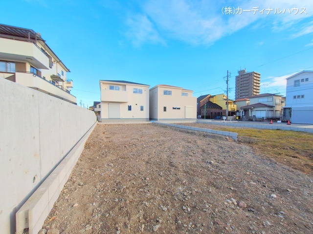 愛知県名古屋市北区楠味鋺5丁目の新築戸建て更地・土地写真 2024年12月22日撮影