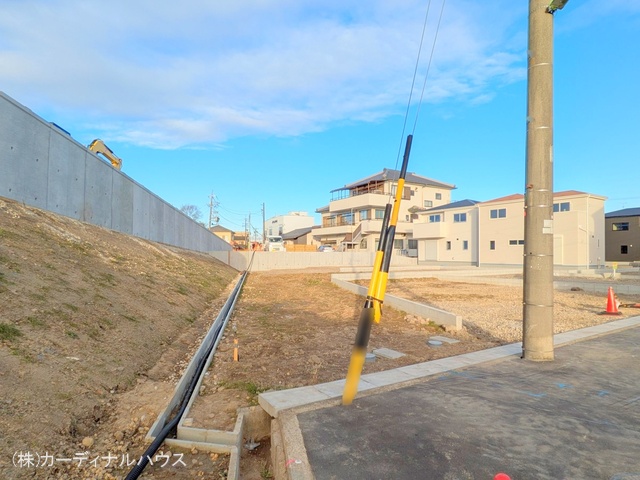 愛知県名古屋市北区楠味鋺5丁目の新築戸建て更地・土地写真 2024年12月22日撮影