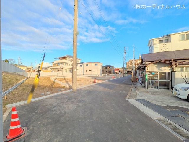 愛知県名古屋市北区楠味鋺5丁目の新築戸建て更地・土地写真 2024年12月22日撮影