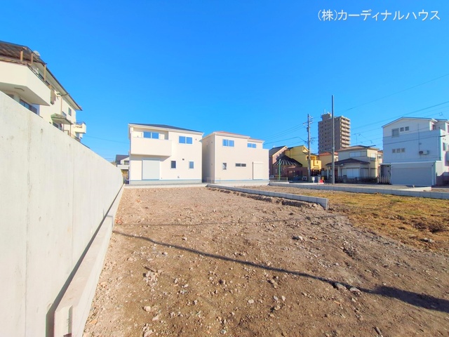 愛知県名古屋市北区楠味鋺5丁目の新築戸建て更地・土地写真 2025年1月20日撮影
