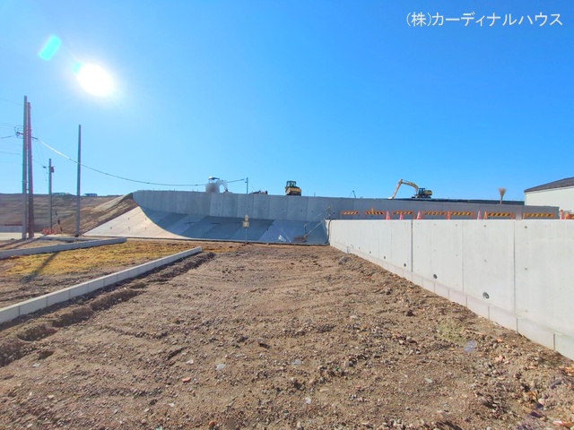 愛知県名古屋市北区楠味鋺5丁目の新築戸建て更地・土地写真 2025年1月20日撮影