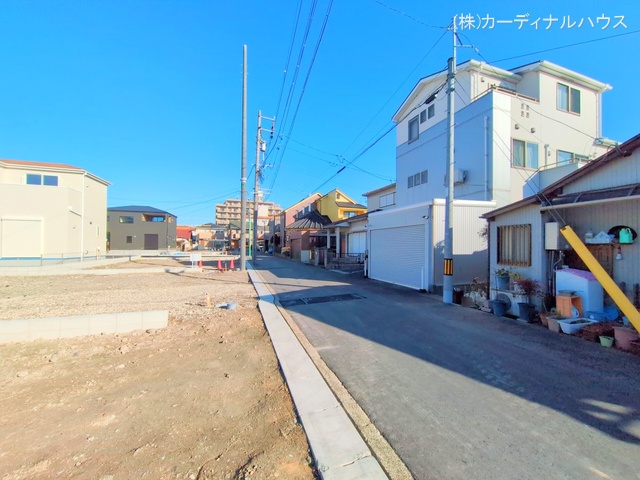 愛知県名古屋市北区楠味鋺5丁目の新築戸建て更地・土地写真 2025年1月20日撮影