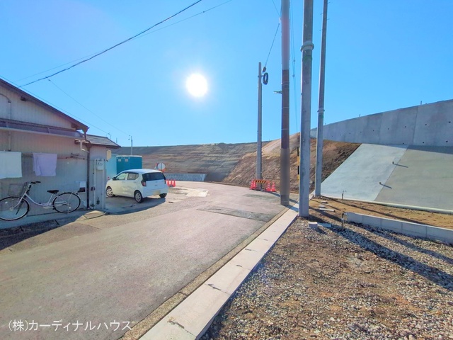 愛知県名古屋市北区楠味鋺5丁目の新築戸建て更地・土地写真 2025年1月20日撮影
