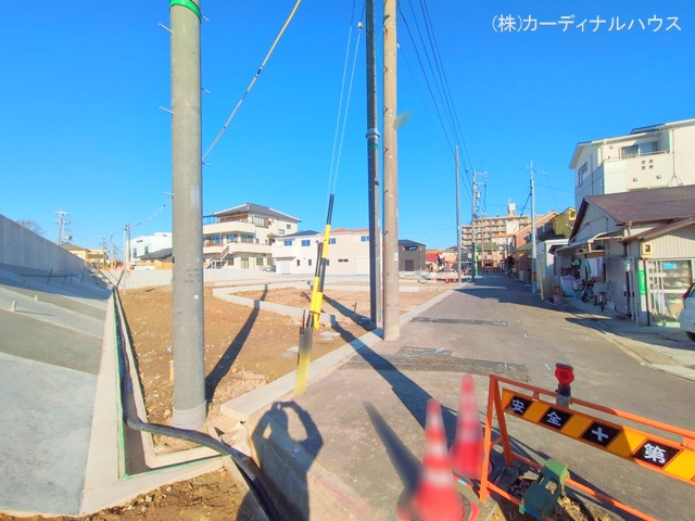 愛知県名古屋市北区楠味鋺5丁目の新築戸建て更地・土地写真 2025年1月20日撮影