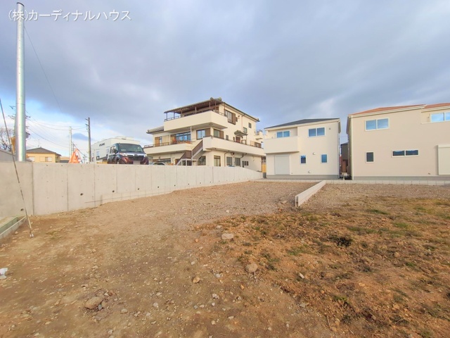 愛知県名古屋市北区楠味鋺5丁目の新築戸建て更地・土地写真 2025年2月6日撮影