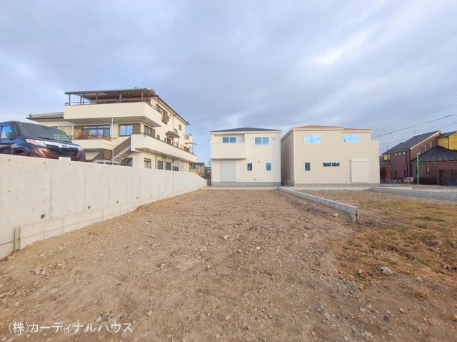 愛知県名古屋市北区楠味鋺5丁目の新築戸建て更地・土地写真 2025年2月6日撮影