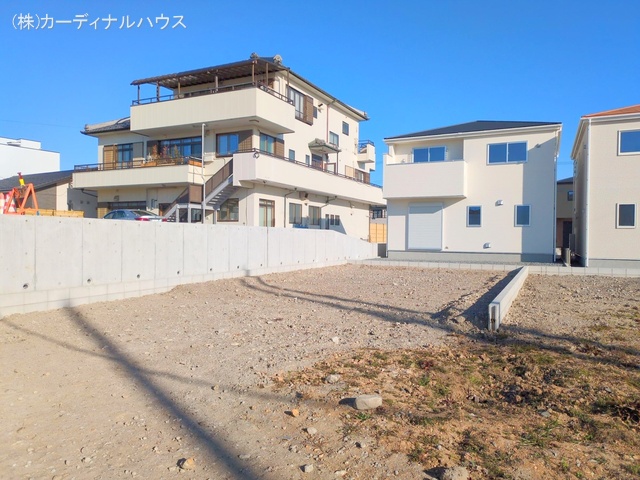 愛知県名古屋市北区楠味鋺5丁目の新築戸建て更地・土地写真 2025年2月24日撮影
