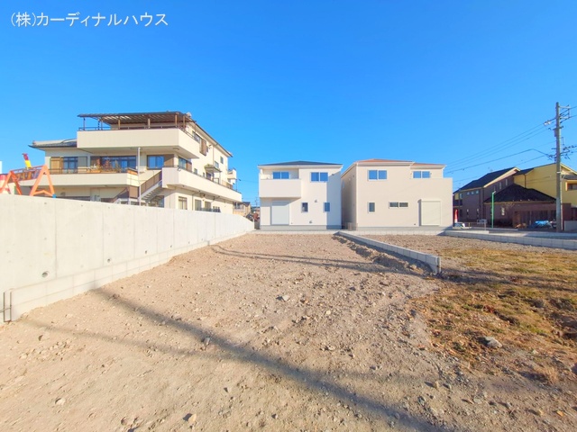 愛知県名古屋市北区楠味鋺5丁目の新築戸建て更地・土地写真 2025年2月24日撮影