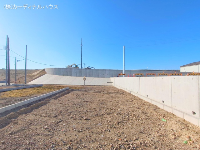 愛知県名古屋市北区楠味鋺5丁目の新築戸建て更地・土地写真 2025年2月24日撮影