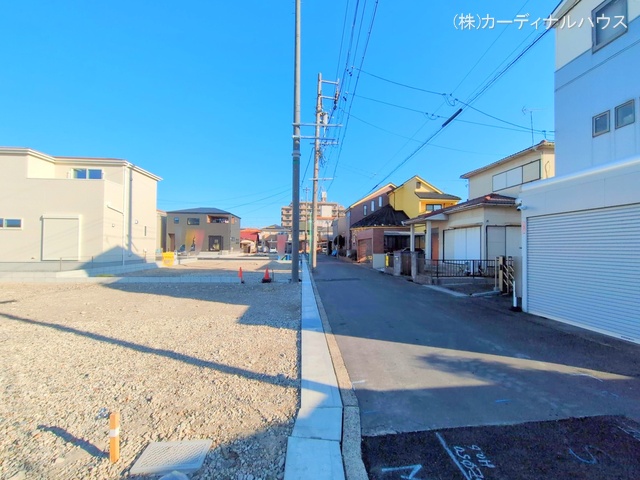 愛知県名古屋市北区楠味鋺5丁目の新築戸建て更地・土地写真 2025年2月24日撮影